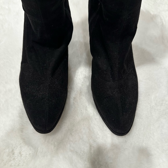 Enzo Angiolini Black Heeled Boots - Picture 2 of 9